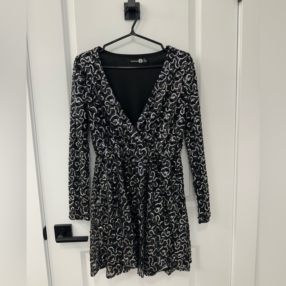 Boohoo Mini Sequin Dress